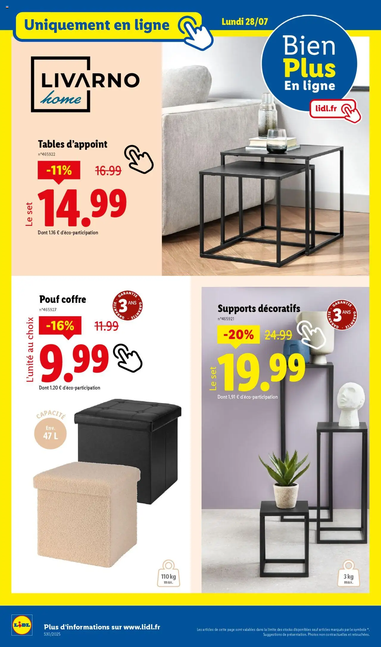 LIDL catalogue semaine 29 - page 70 - valable à partir du 24/07/2025