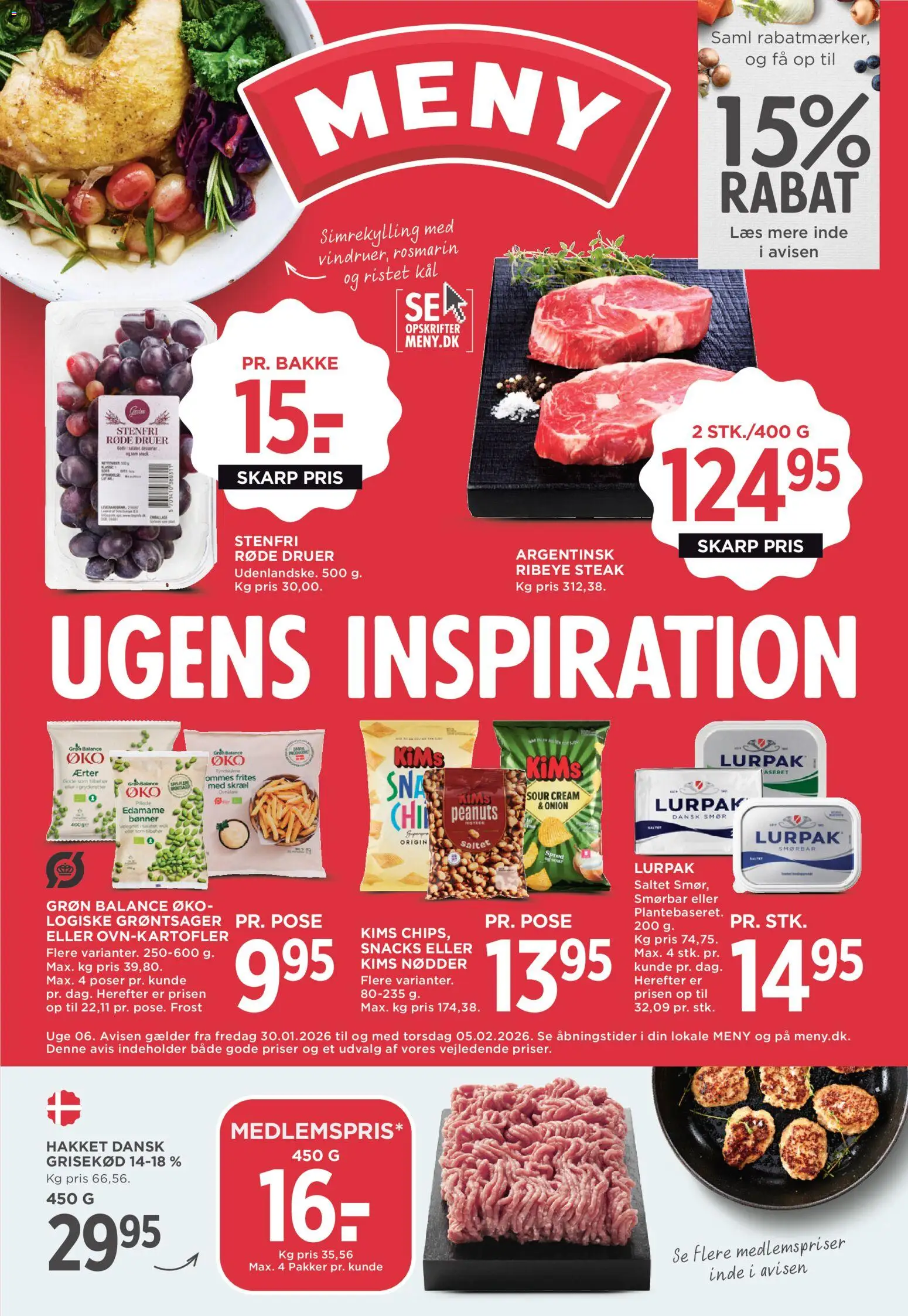 Meny - Tilbudsavis - side 1- gyldig fra 30/01/2026