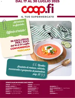 Anteprima COOP Firenze catalogo valida dal 17/07/2025
