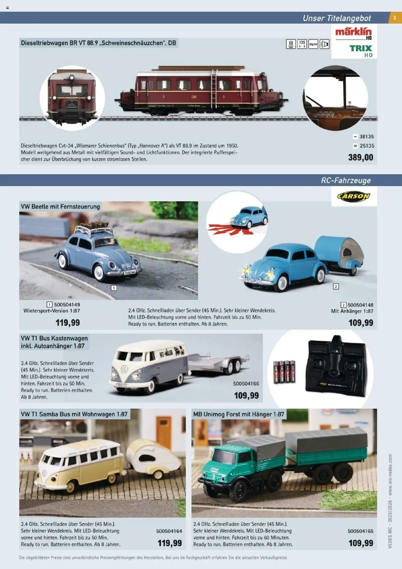 Vedes Bahn frei für tolle Angebote - Seite 3 - gültig ab 22.09.2025