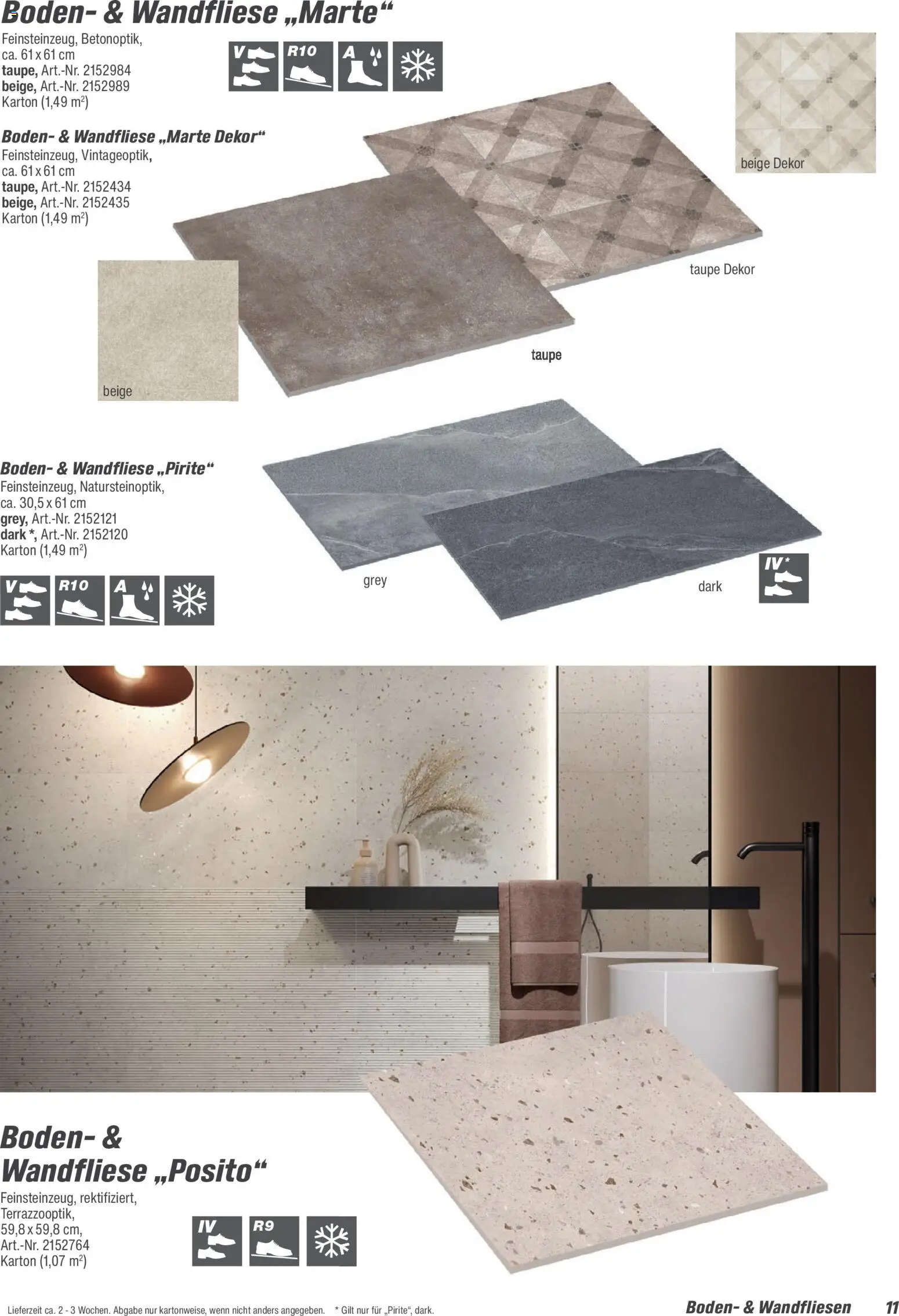 Toom Baumarkt Fliesen & Zubehör 2026 - Seite 11 - gültig ab 01.01.2026