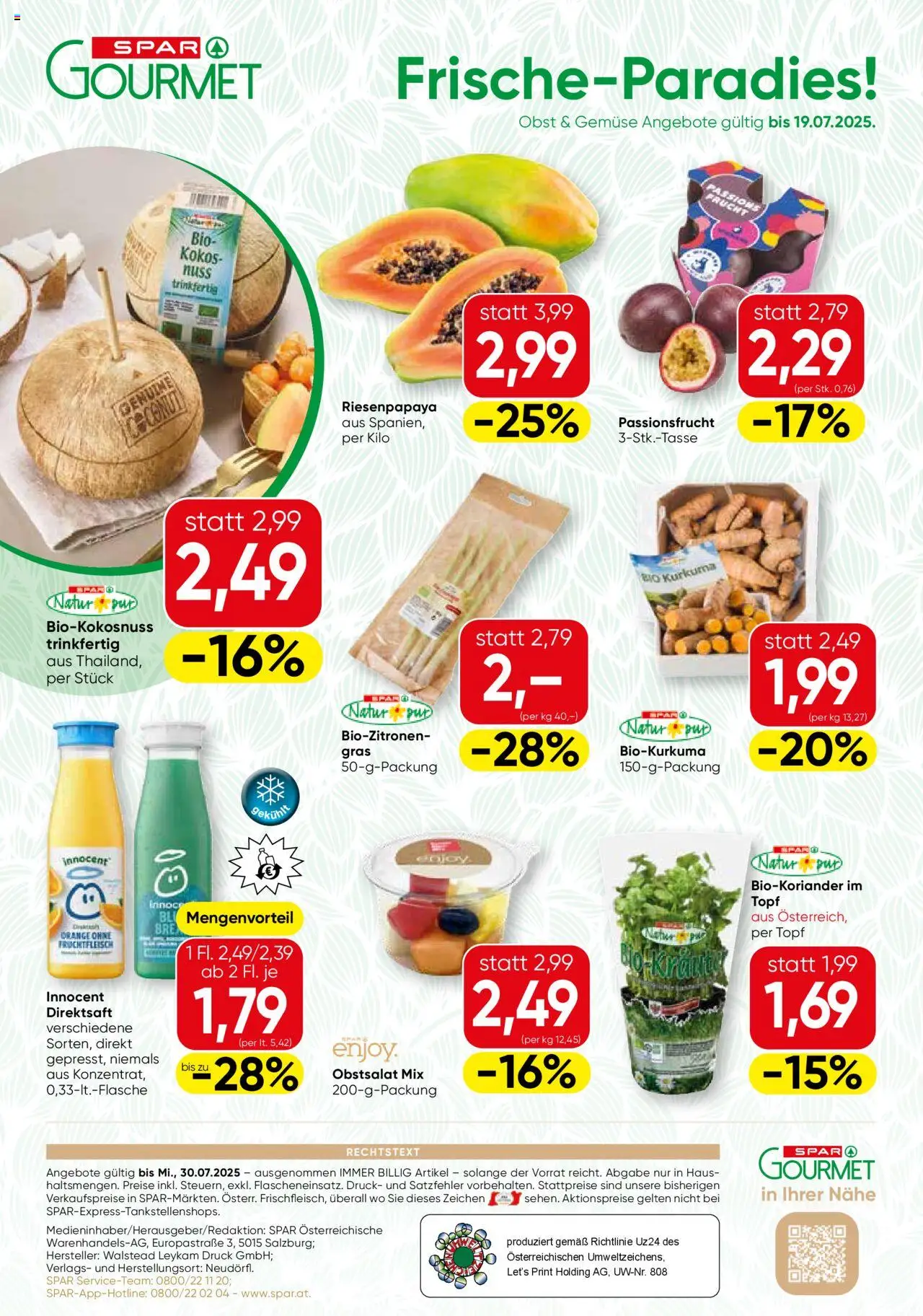 SPAR Gourmet Flugblatt - Seite 12- gültig ab 17.07.2025
