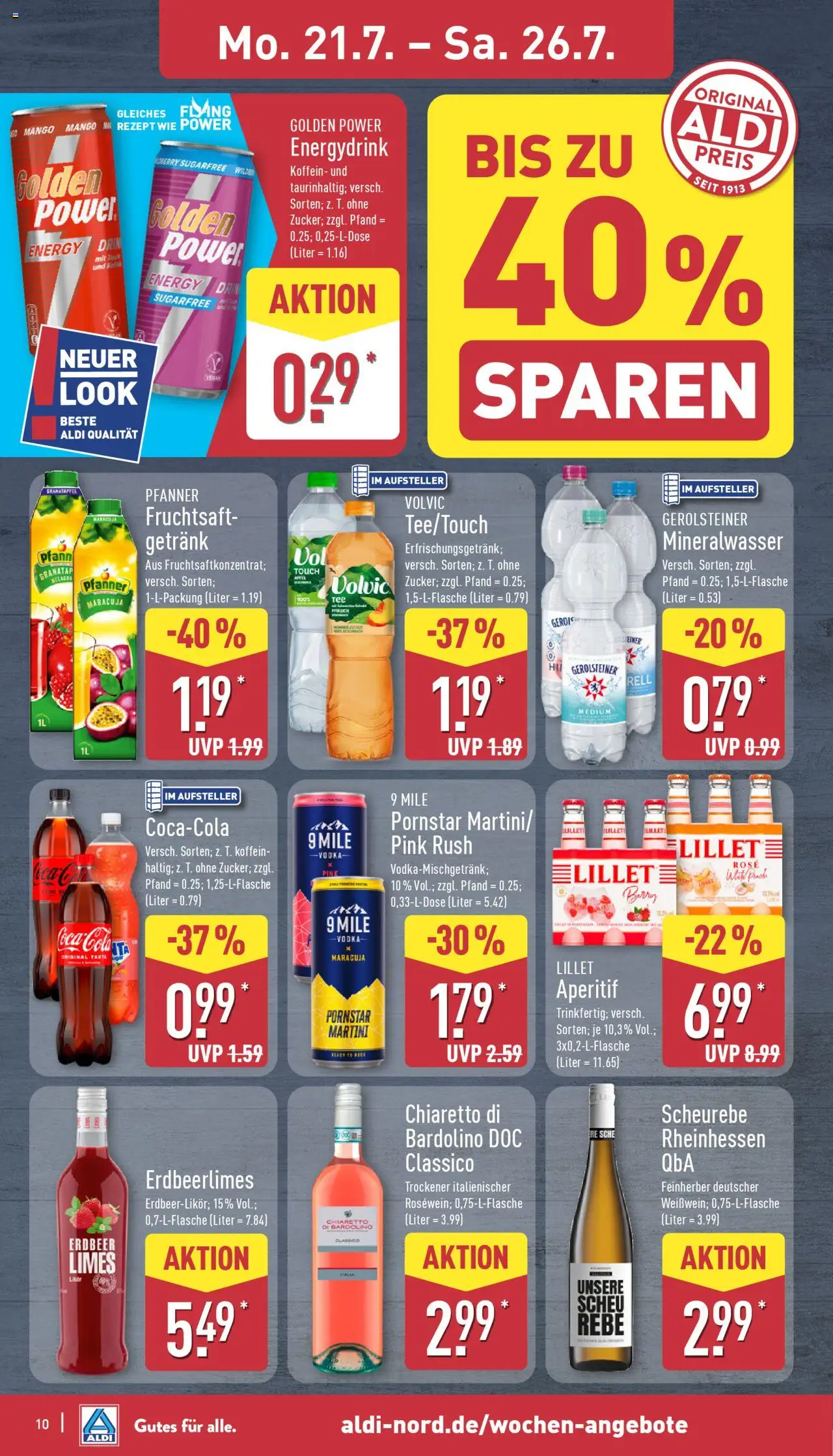 Aldi Prospekt 	 - Seite 10 - gültig ab 21.07.2025