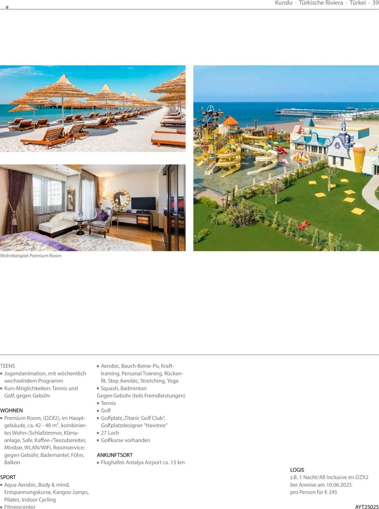 TUI airtours Katalog  Familie 2025 - Seite 39 - gültig ab 01.11.2024