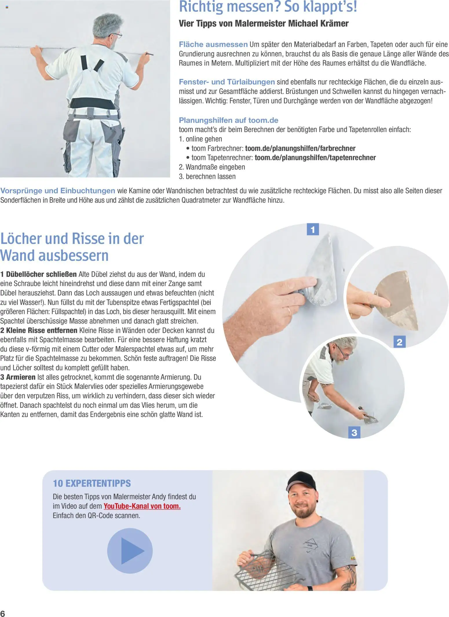 Toom Baumarkt Wände streichen und tapezieren - Seite 6 - gültig ab 01.01.2026
