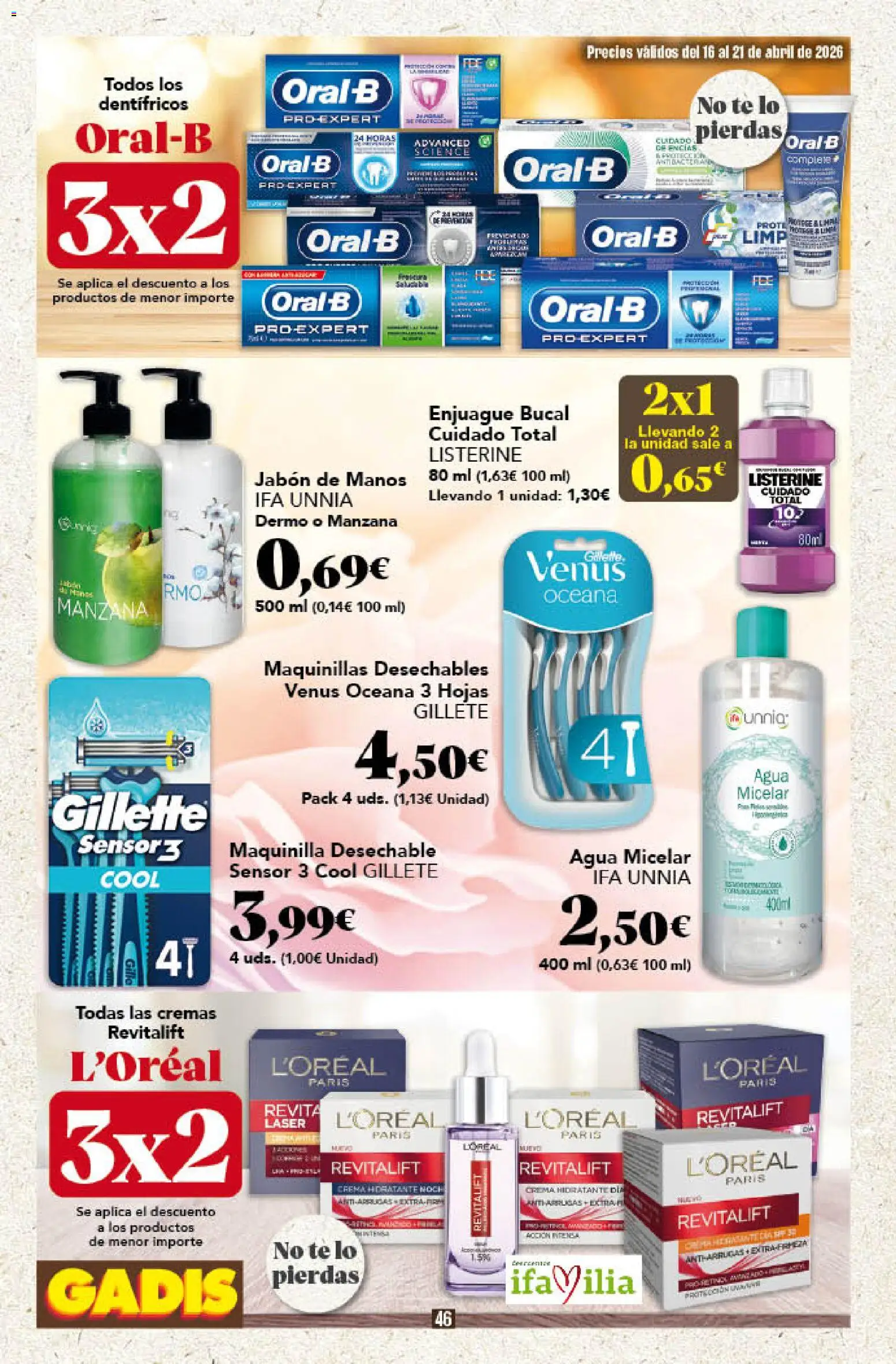 Gadis folleto - Página de 46 - Válido desde 16/04/2026