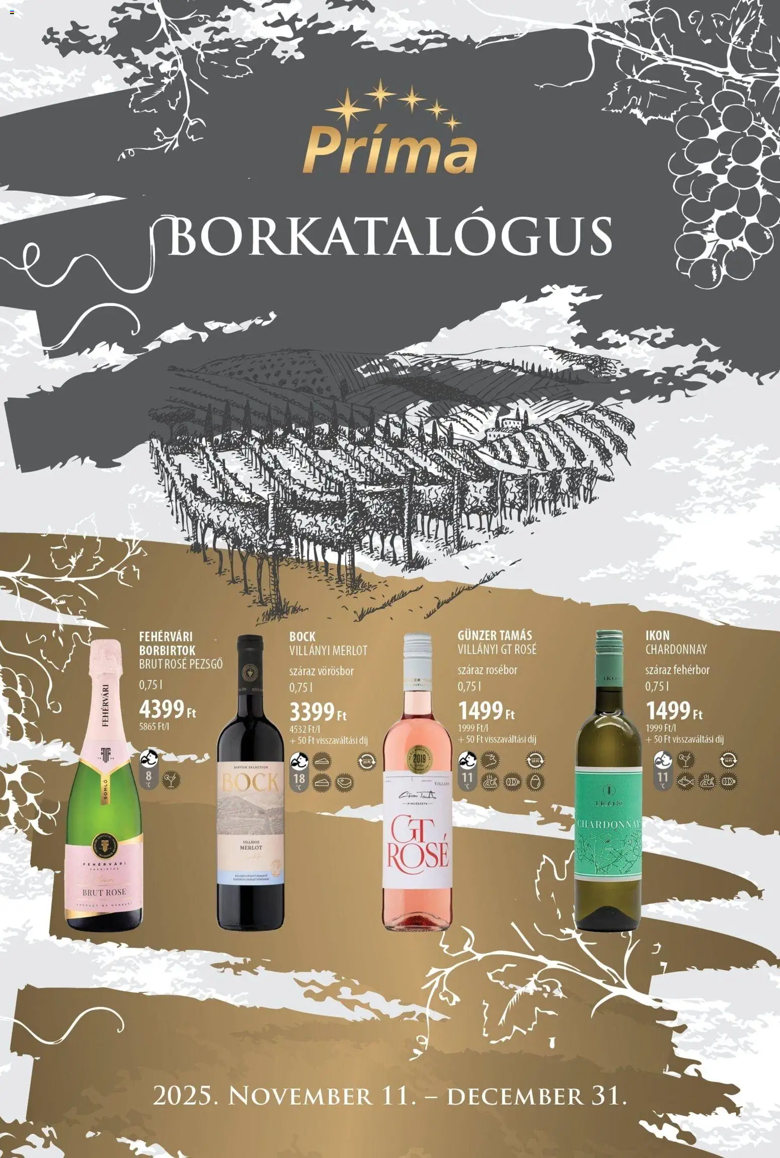 CBA Príma Borkatalógus - 1oldal - érvényes 2025.11.11.-tól
