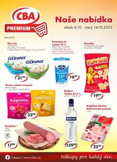 Náhled CBA leták - Premium platný od 08.10.2025