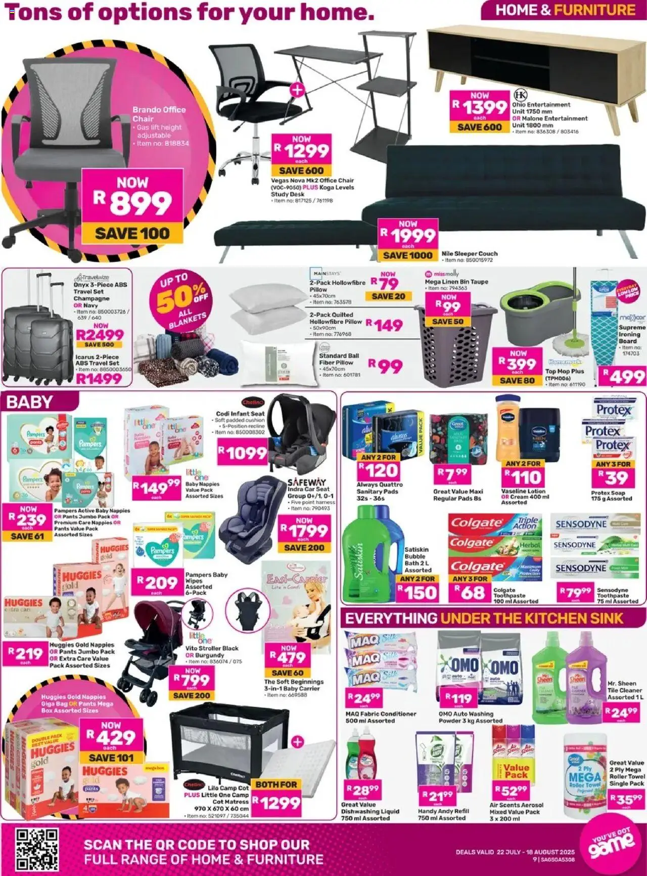 Game Specials - page 9- valid from 22/07/2025