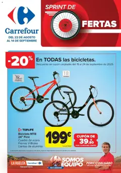 Vista previa del folleto Carrefour -Vuelta Ciclista válido desde 22/08/2025