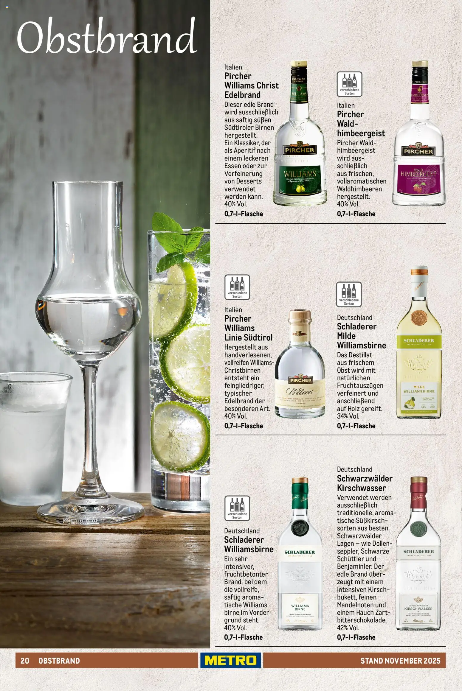 Metro - Spirituosen Sortiment - Seite 20 - gültig ab 01.12.2025