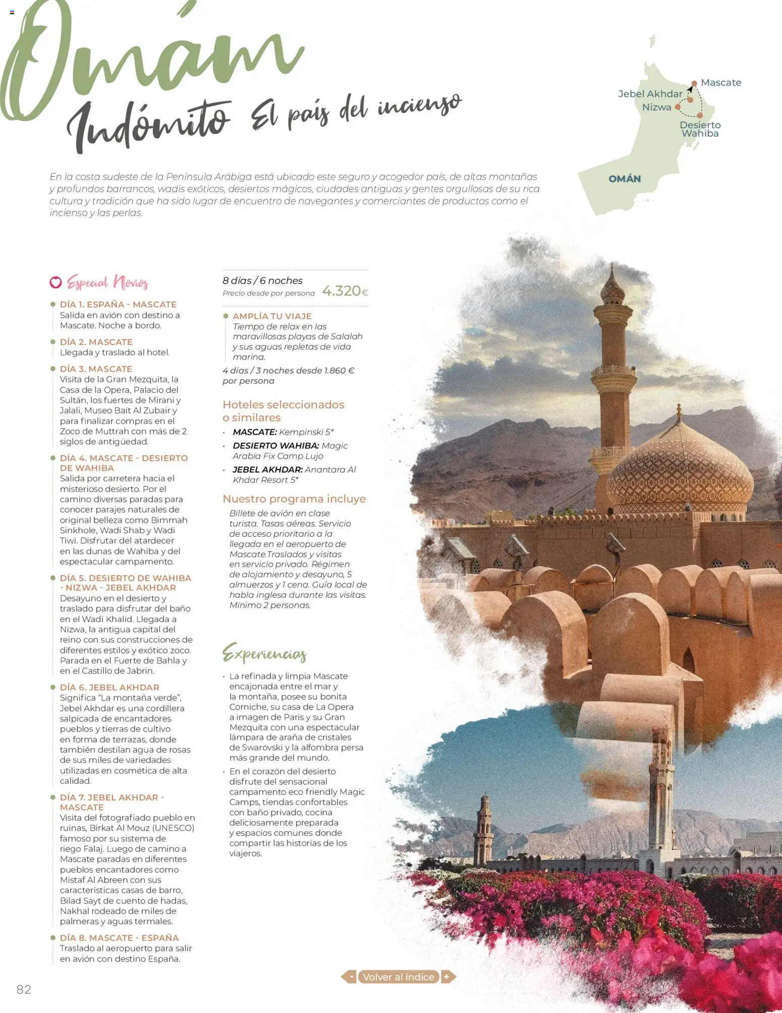 Viajes El Corte Inglés - Catálogo Tourmundial Premium - Página de 84 - Válido desde 01/01/2026