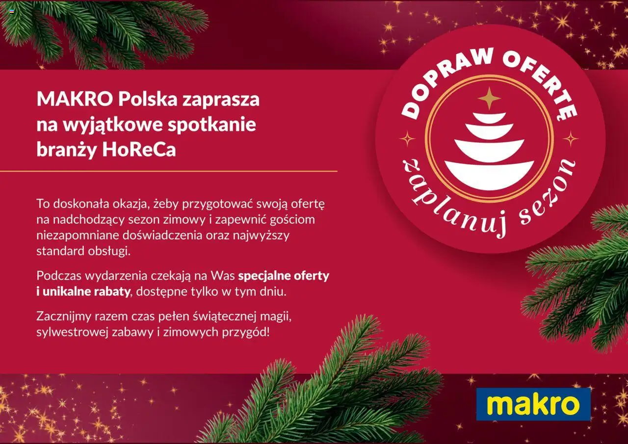 Makro Gazetka - Zaproszenie na wydarzenie Dopraw ofertę Gdańsk - strona 1- ważny od 16.10.2025