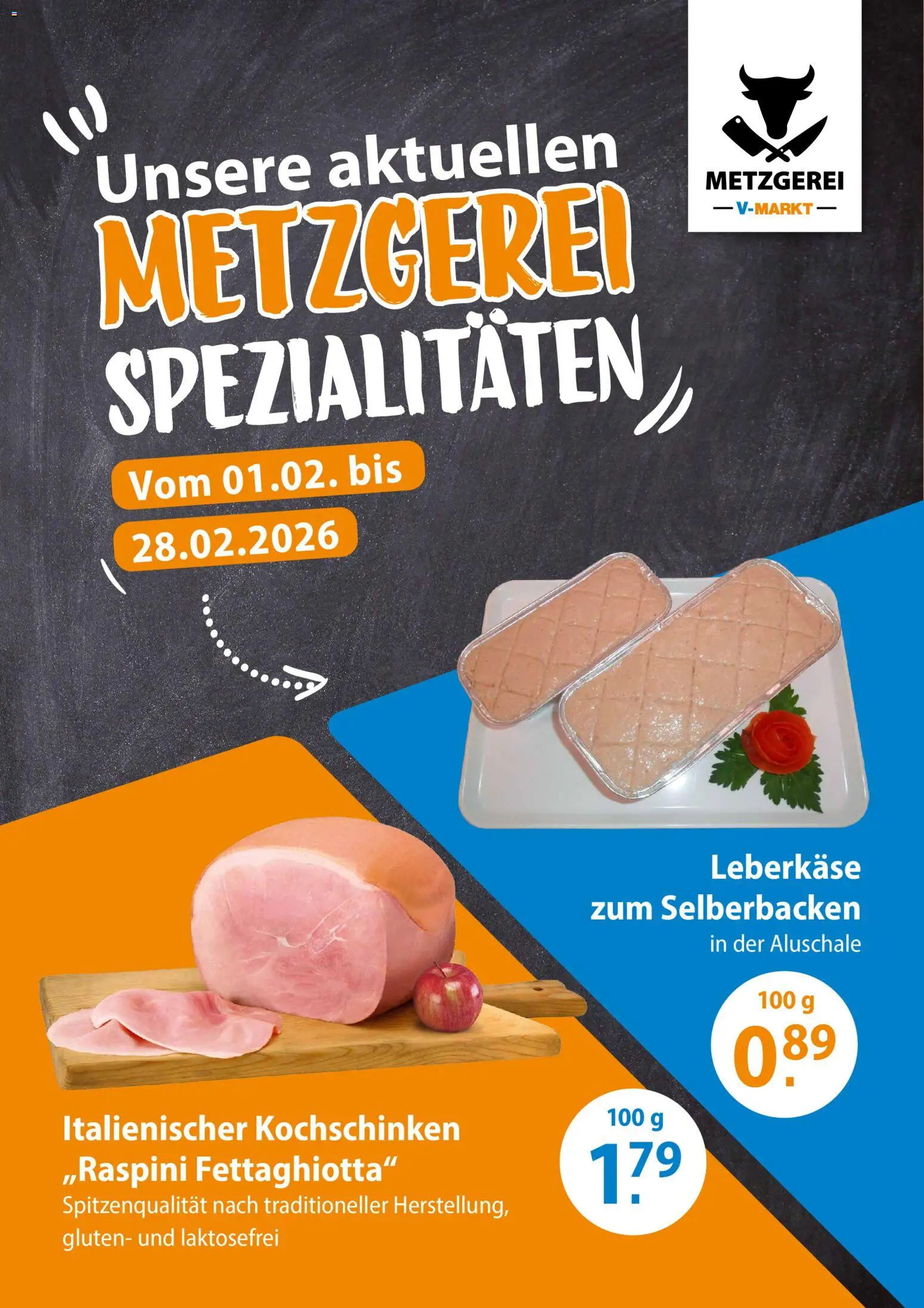 V-Markt - Metzgereiangebote Februar - Seite 1 - gültig ab 01.02.2026