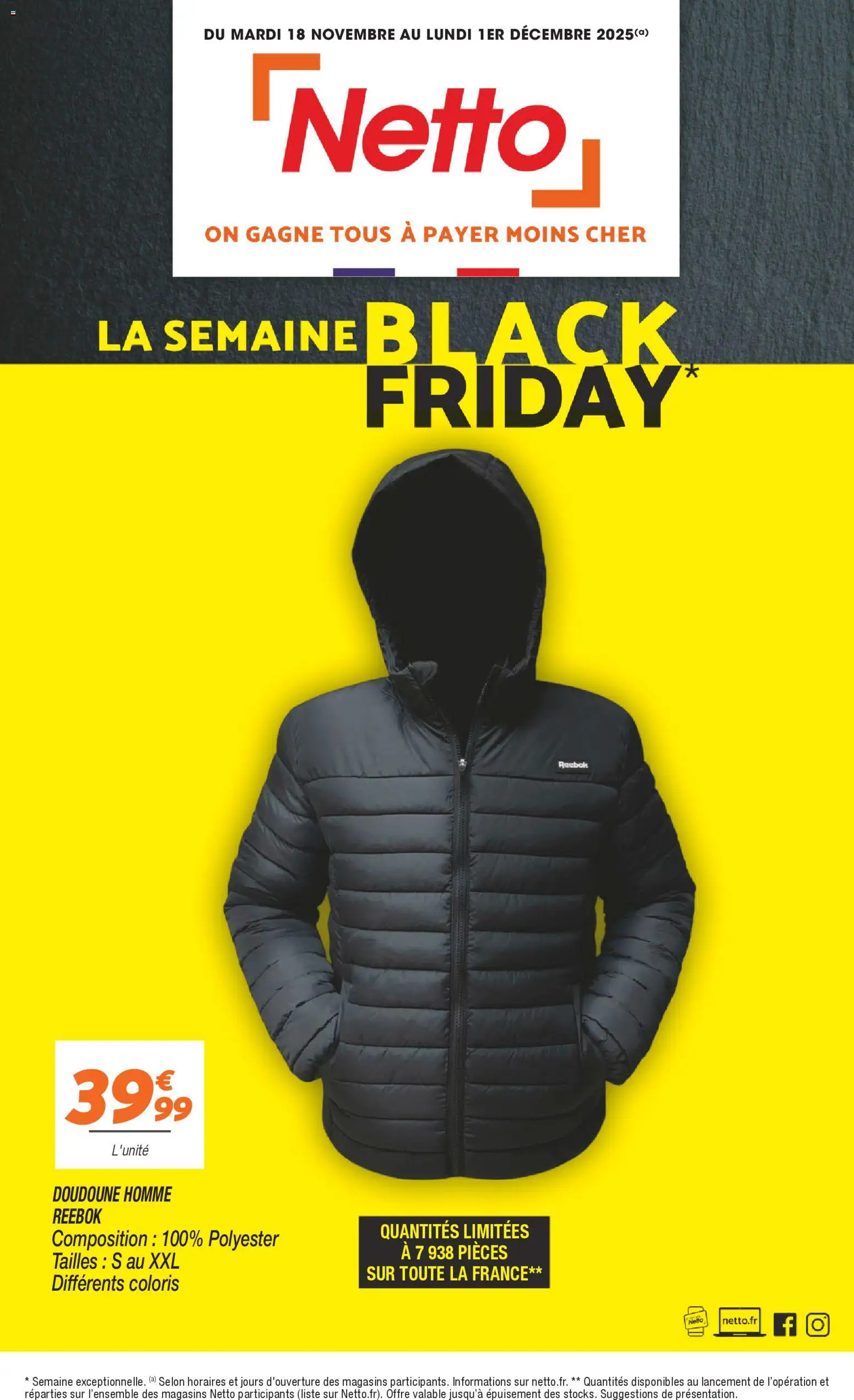 Netto Black Friday - page 1 - valable à partir du 18/11/2025