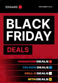 Preview Edgars Black Friday valid from 28/11/2025