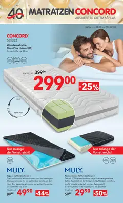 Vorschau Matratzen Concord Flugblatt gültig ab 25.03.2026