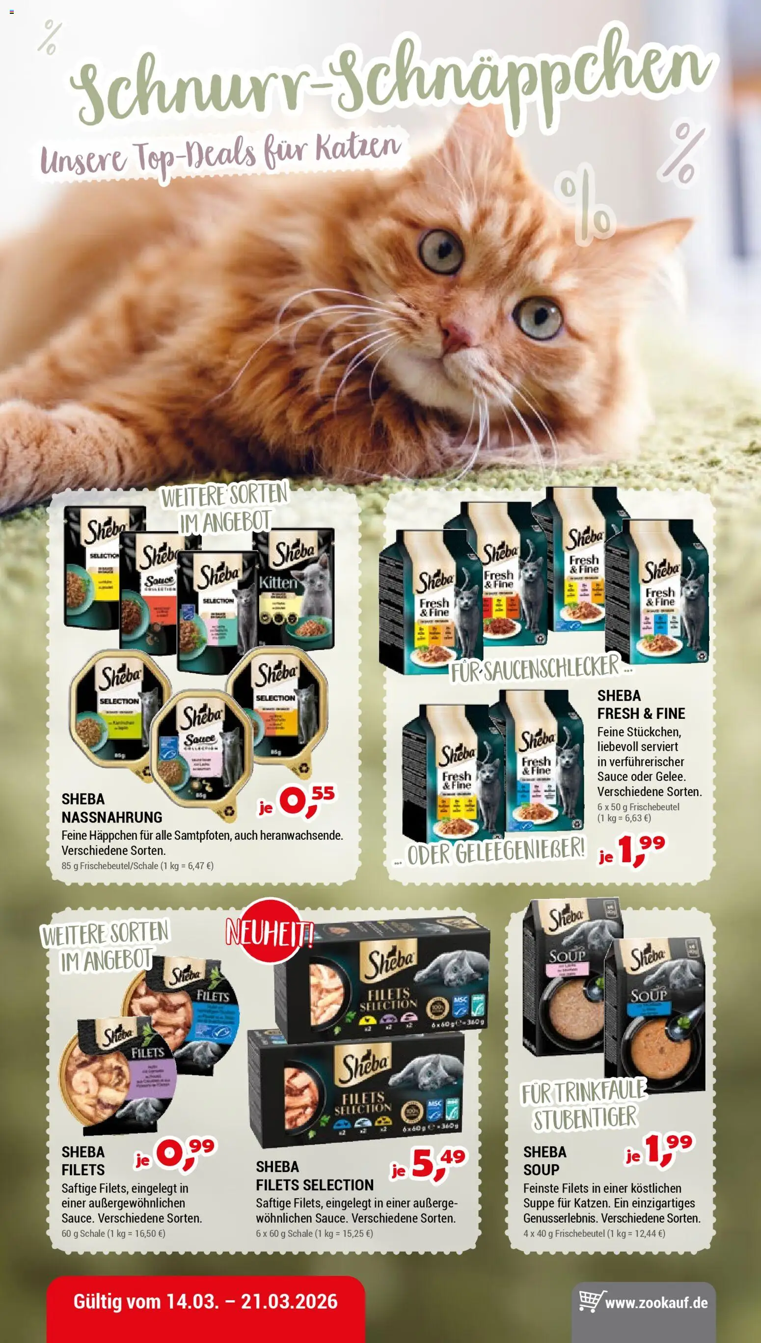 zookauf Prospekt 	 - Seite 1 - gültig ab 14.03.2026