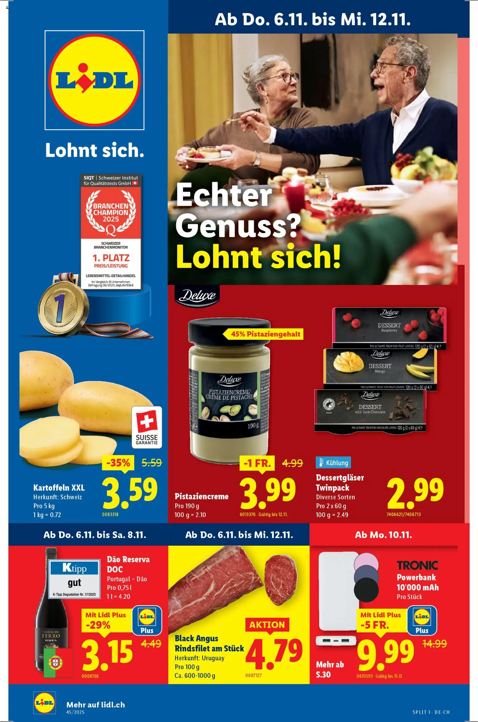 Lidl Aktionen - Seite 1- gültig ab 06.11.2025