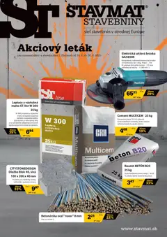 STAVMAT STAVEBNINY leták platný od 16.06.2025
