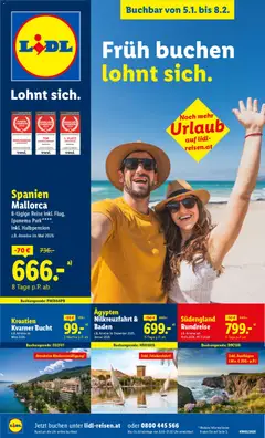 Vorschau Lidl Frühbucher-Highlights gültig ab 05.01.2026