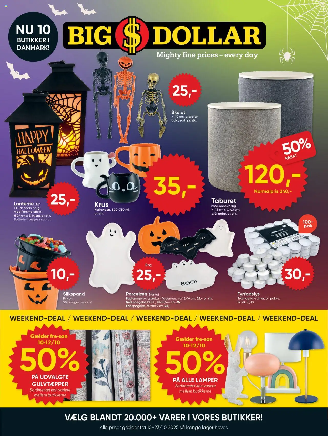 Bigdollar - Tilbudsavis - side 1- gyldig fra 10/10/2025
