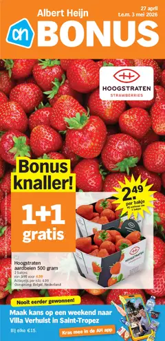 Albert Heijn Folder week / de la semaine 18 geldig vanaf 27/04/2026