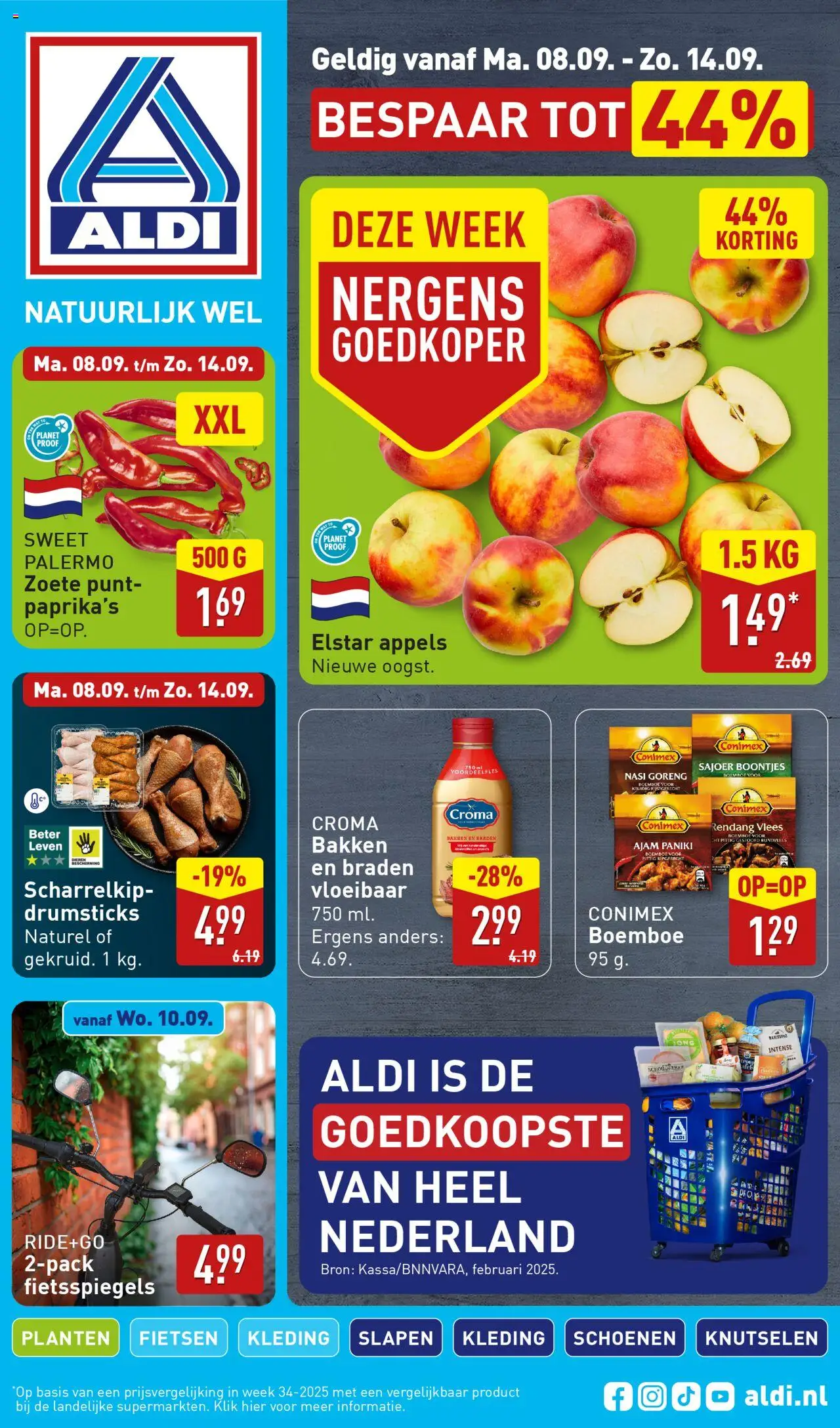Aldi - Folder week 37 - pagina 1- geldig vanaf 08-09-2025