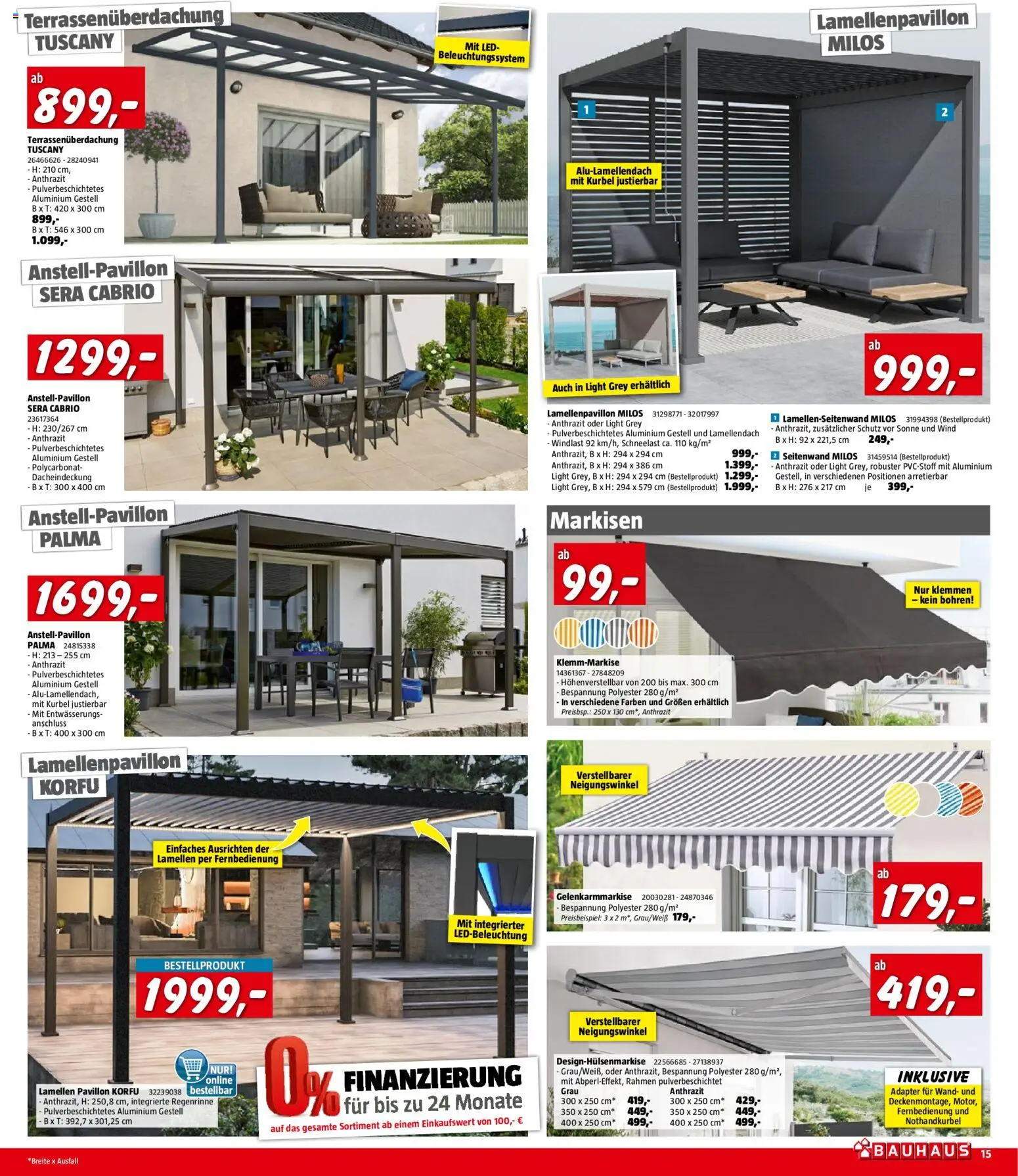 Bauhaus Prospekt aktuell - page 15- valid from 01.04.2026