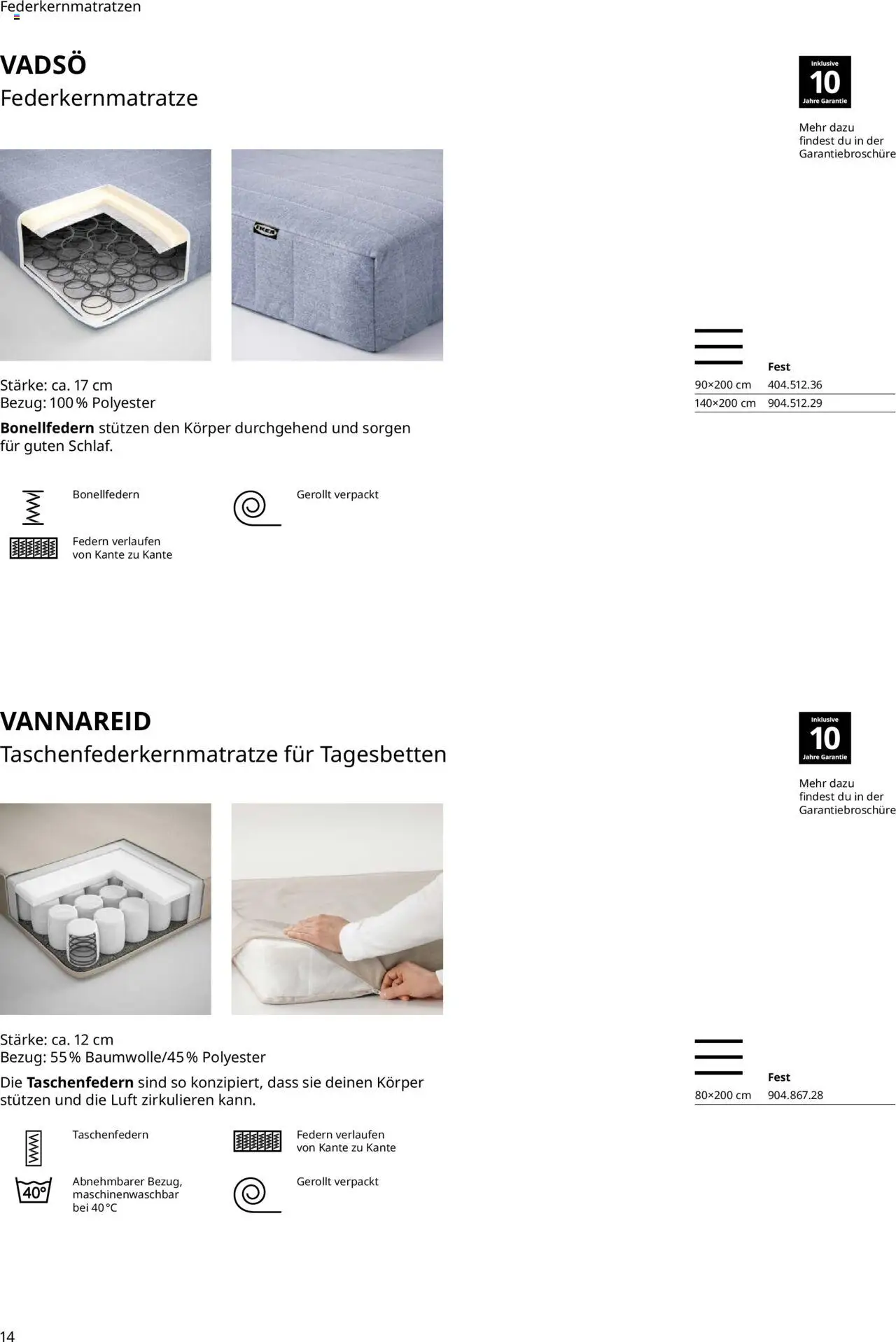 Ikea Prospekt  Schlafkomfort	 - Seite 14 - gültig ab 30.09.2025