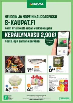 Esikatselu Prisma - S-Kaupat voimassa alkaen 07/07/2025
