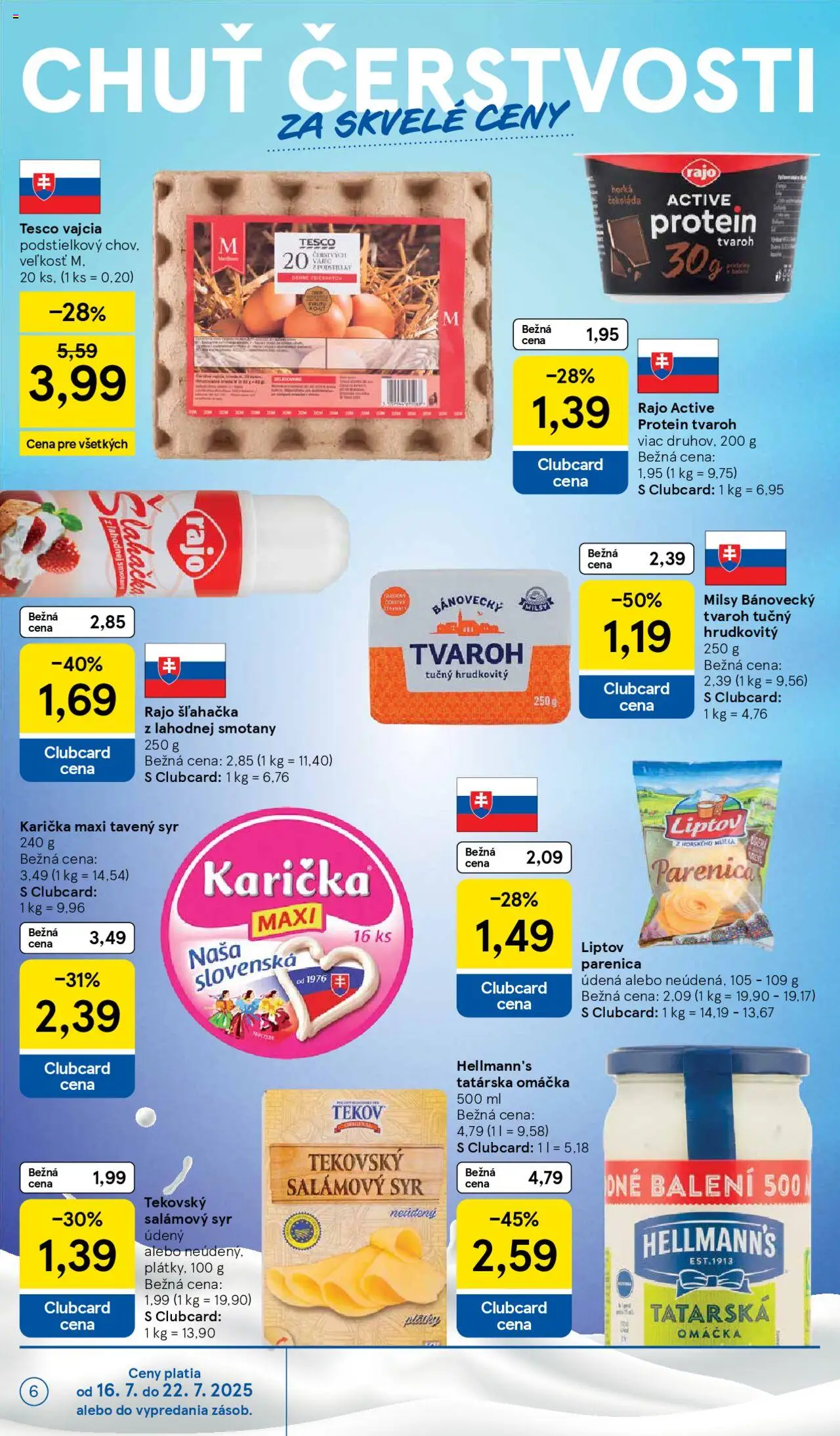Tesco Supermarket - leták - strana 6- platný od 16.07.2025