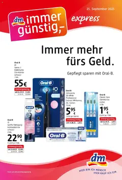 Vorschau dm drogerie markt Flugblatt Oktober 2025 gültig ab 25.09.2025