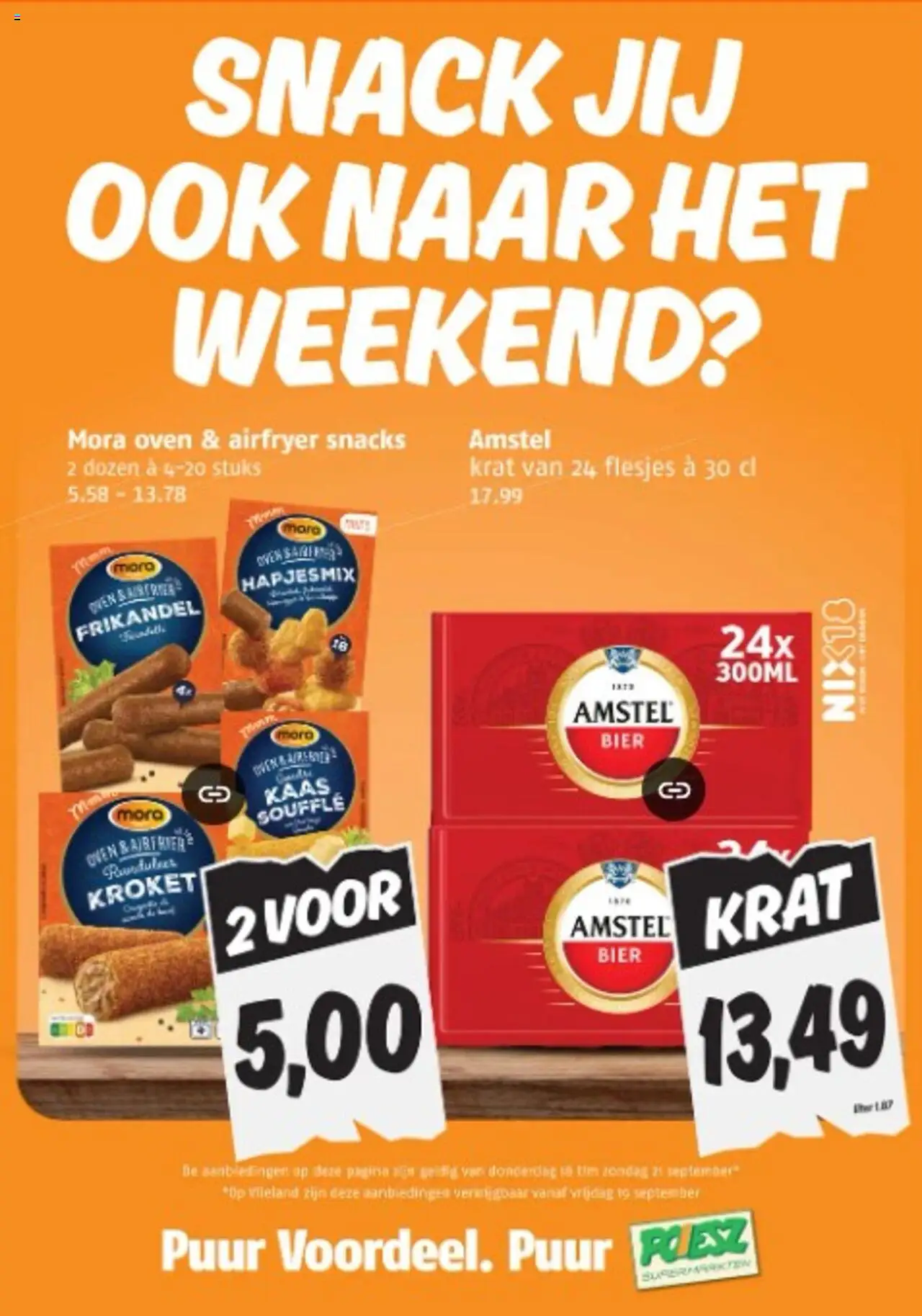 Poiesz - Weekendacties folder - pagina 1- geldig vanaf 18-09-2025