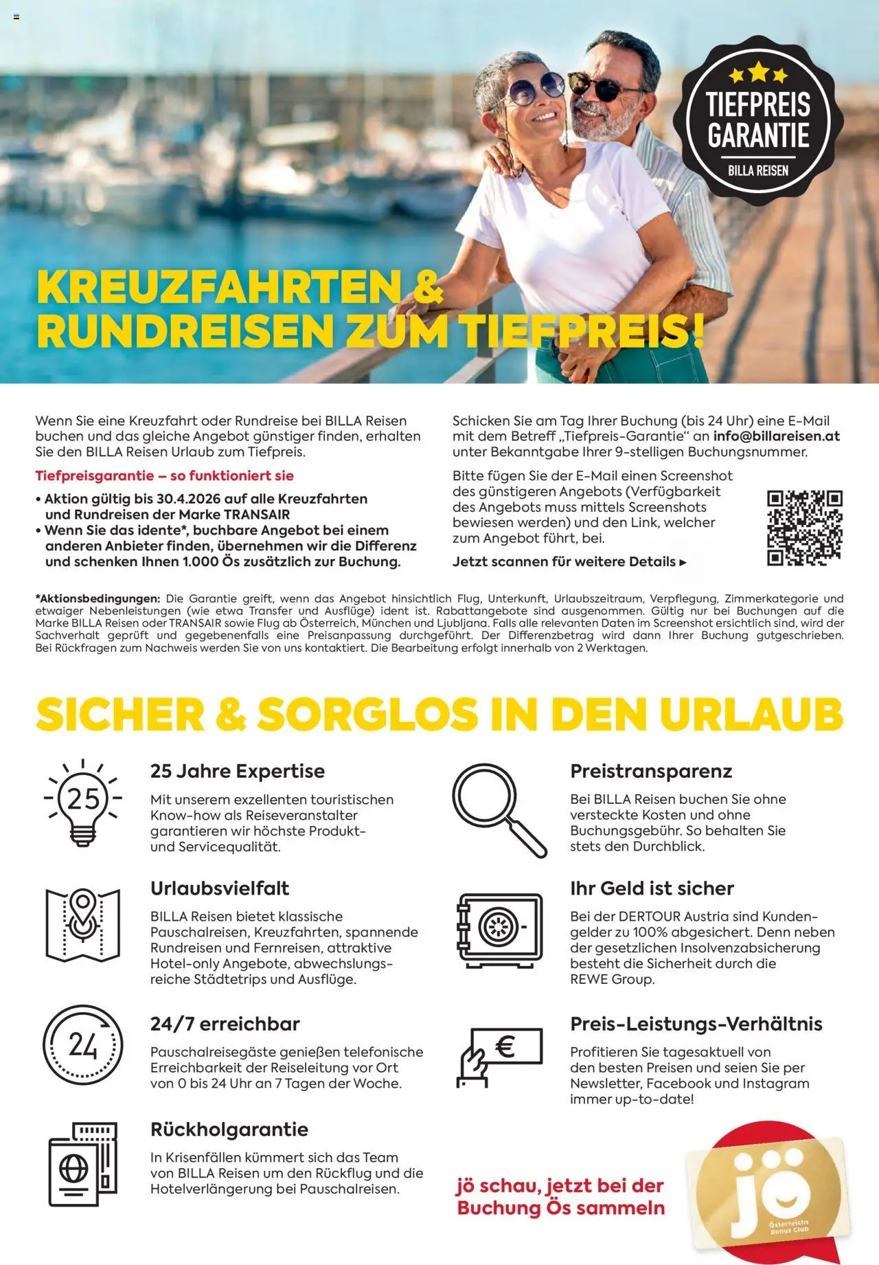 Billa Kreuzfahrten Rundreisen Erlebnisreisen 5/6 2025 - page 2- valid from 03.06.2025