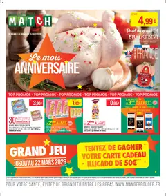 Aperçu Match Supermarché catalogue valable à partir du 03/03/2026