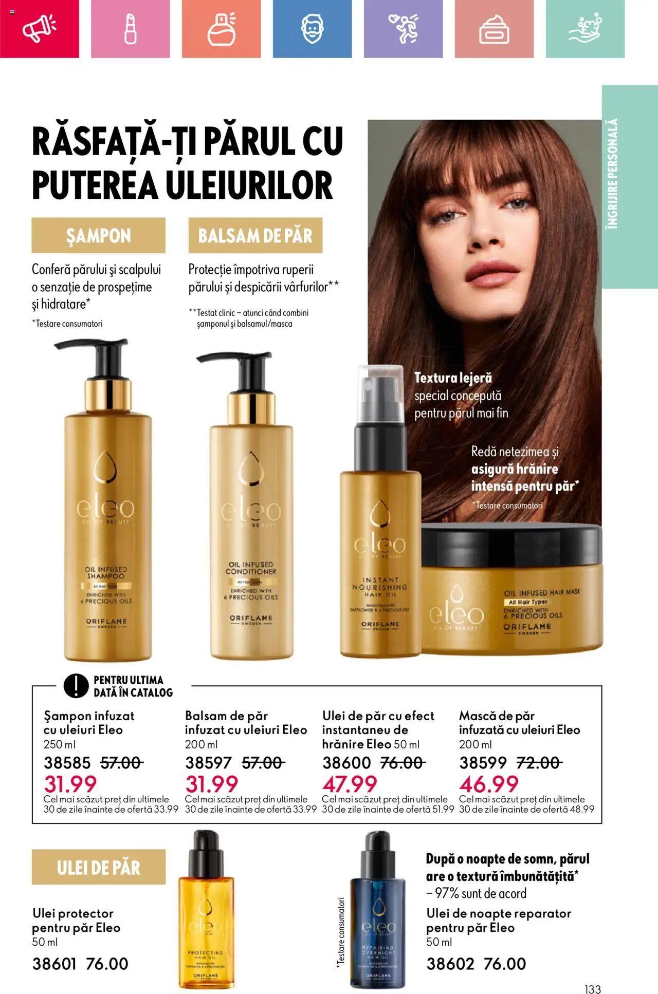 Oriflame catalog 10 2025 - pagina 133- valabil de la 06.07.2025