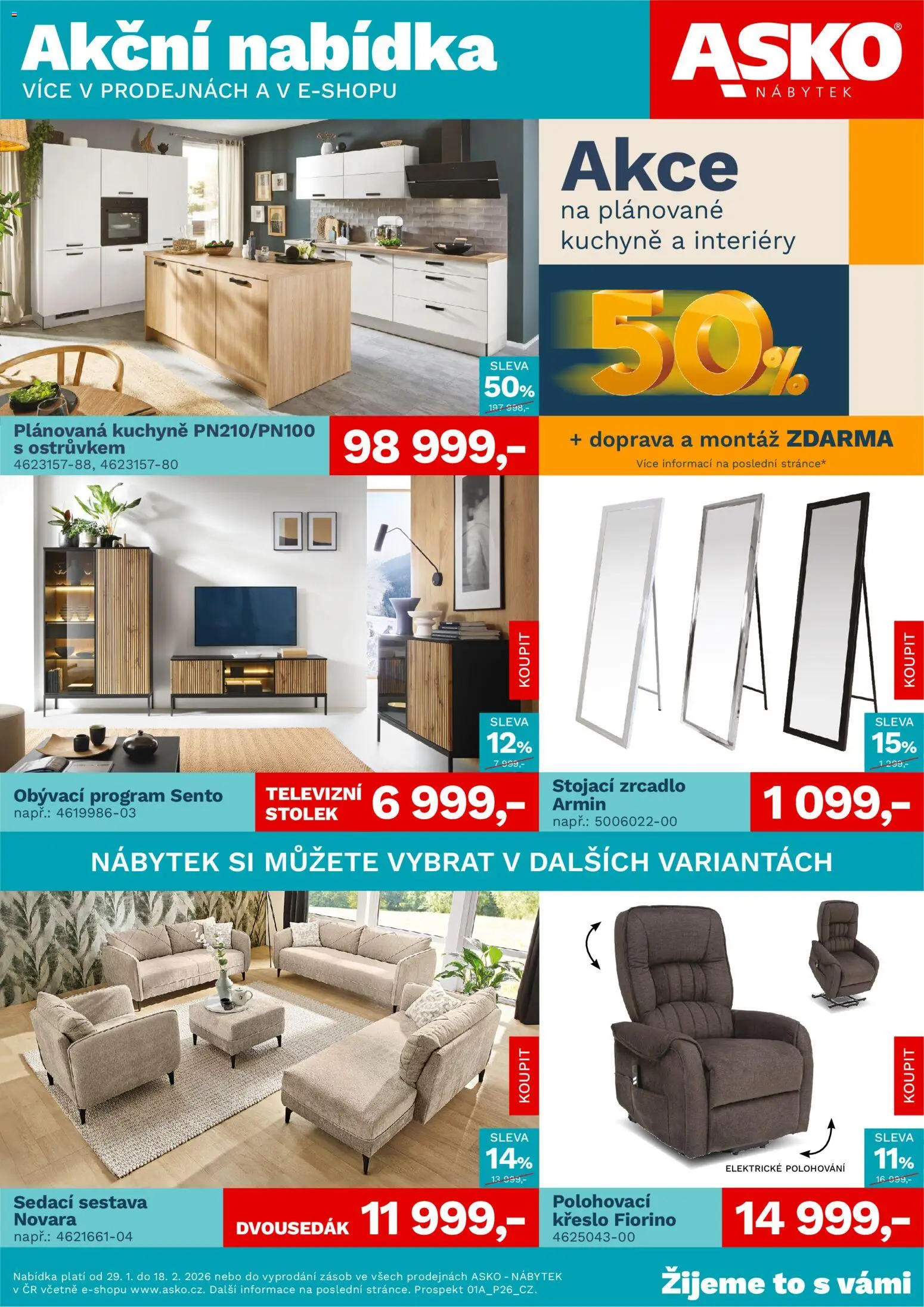 ASKO nábytek leták - strana 1- platný od 29.01.2026