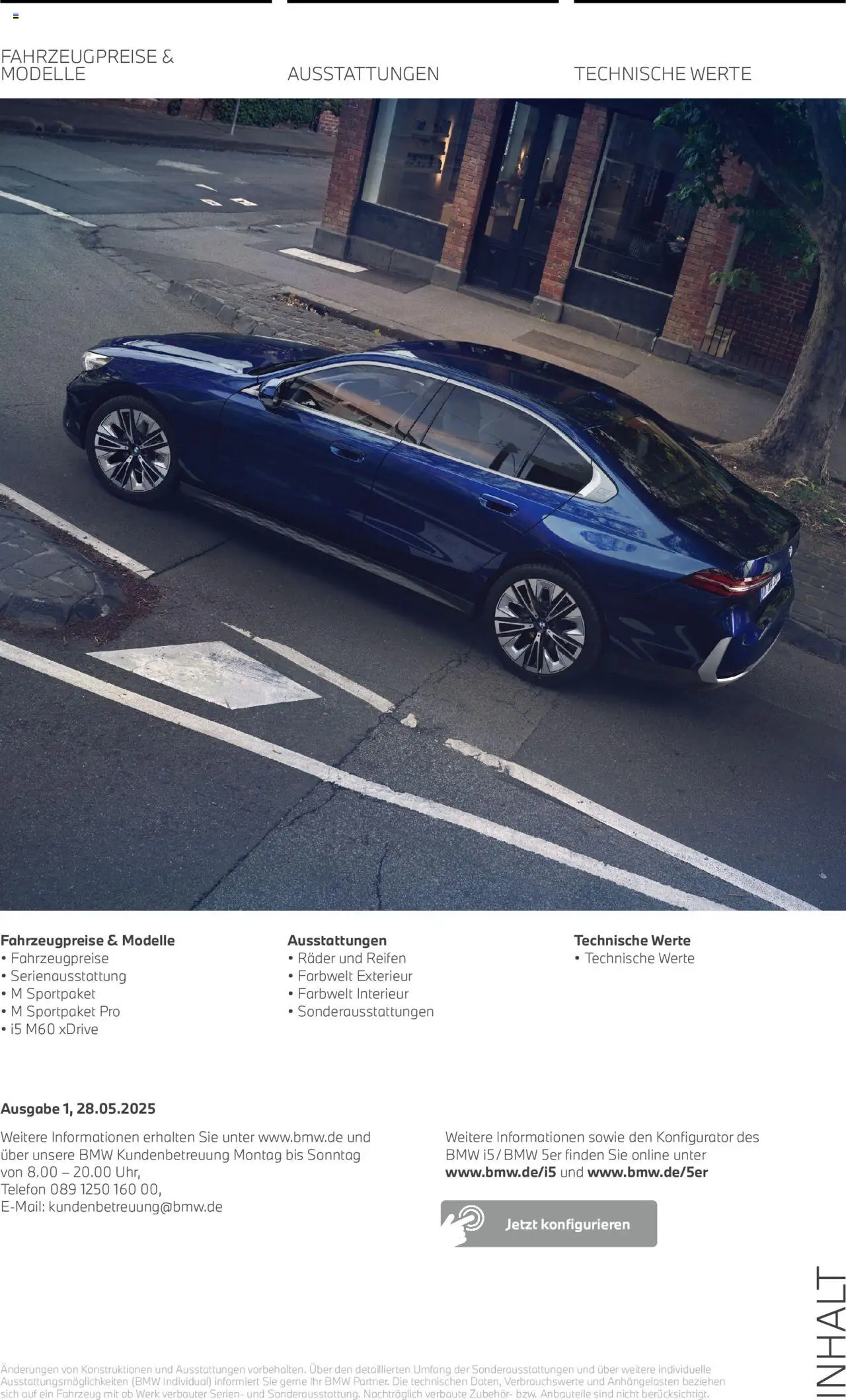 BMW 5 Limousine - Seite 2 - gültig ab 01.07.2025