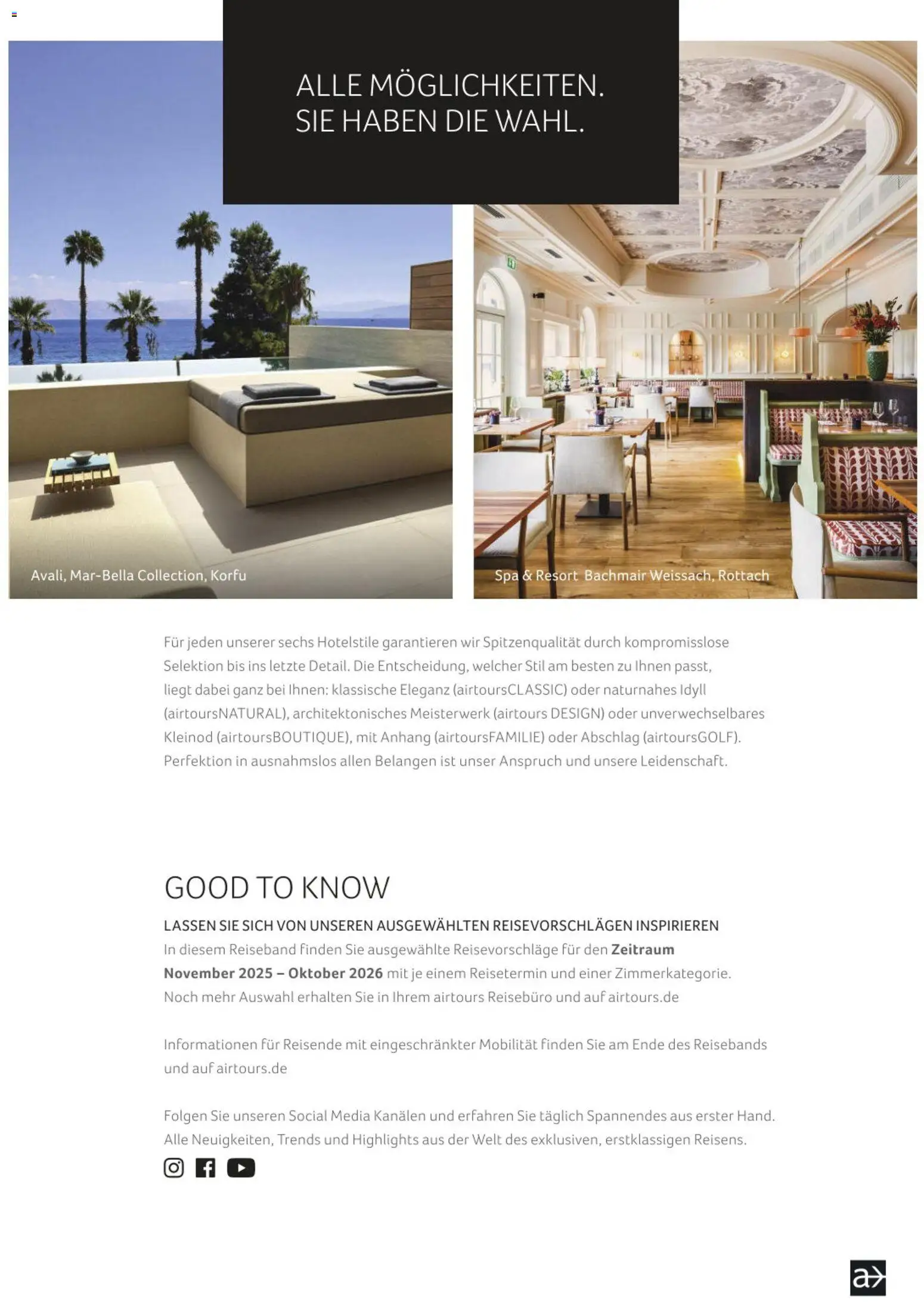 TUI airtours Katalog  Europareisen 2025/26 - Seite 5 - gültig ab 01.11.2025