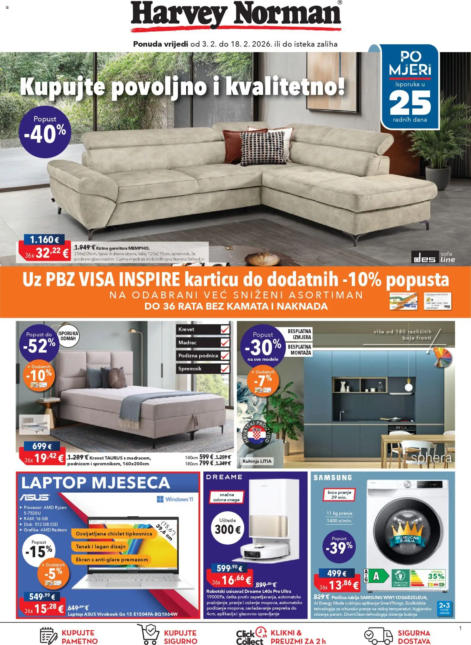 Katalog Harvey Norman - stranica 1- važeći od 03.02.2026