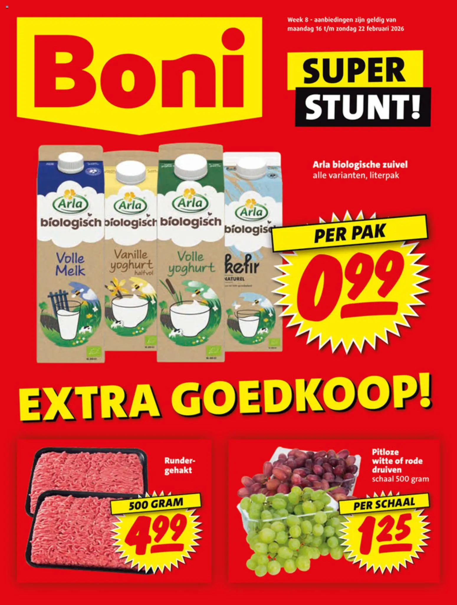 Boni - Folder week 8 - pagina 1- geldig vanaf 16-02-2026