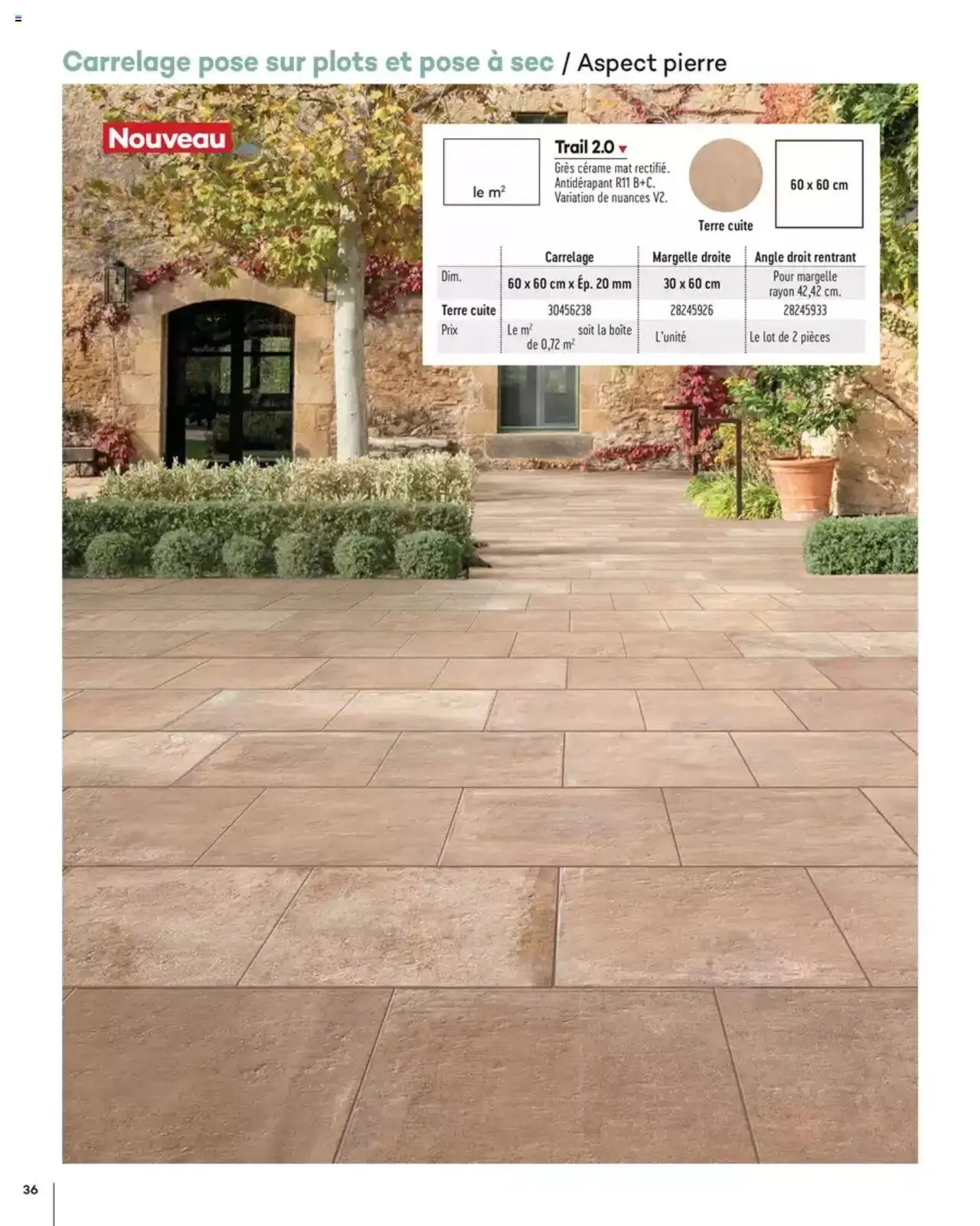 Gedimat Aménagements extérieurs - page 36 - valable à partir du 14/03/2025