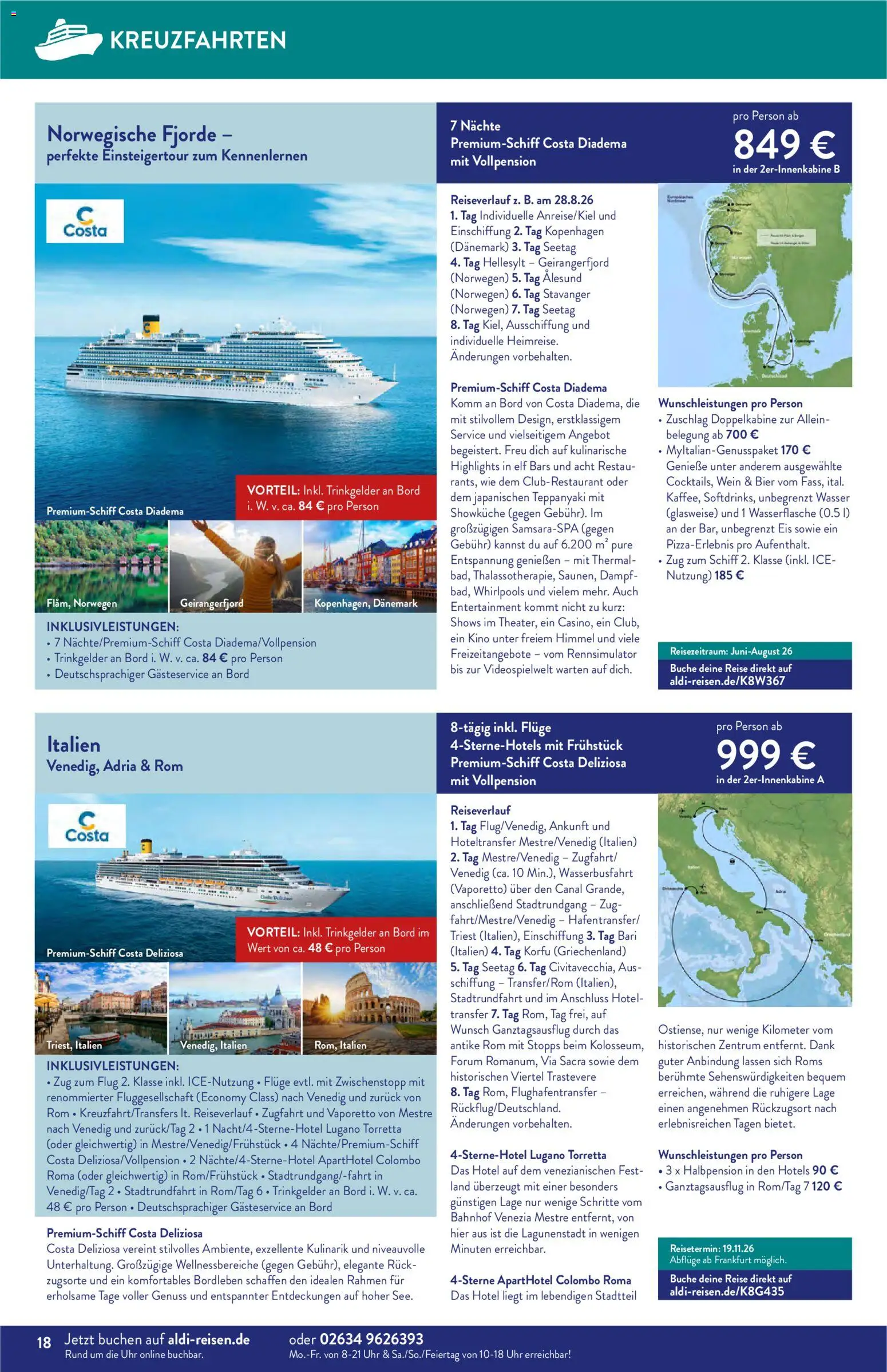 Aldi Reisen Prospekt 	 - Seite 18 - gültig ab 01.04.2026