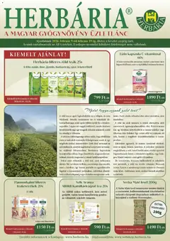 Előnézet Herbária Akciós újság érvényes 2026.02.05.-tól