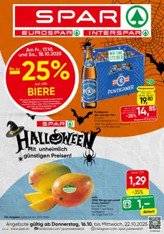 Vorschau Spar Flugblatt - Steiermark gültig ab 16.10.2025