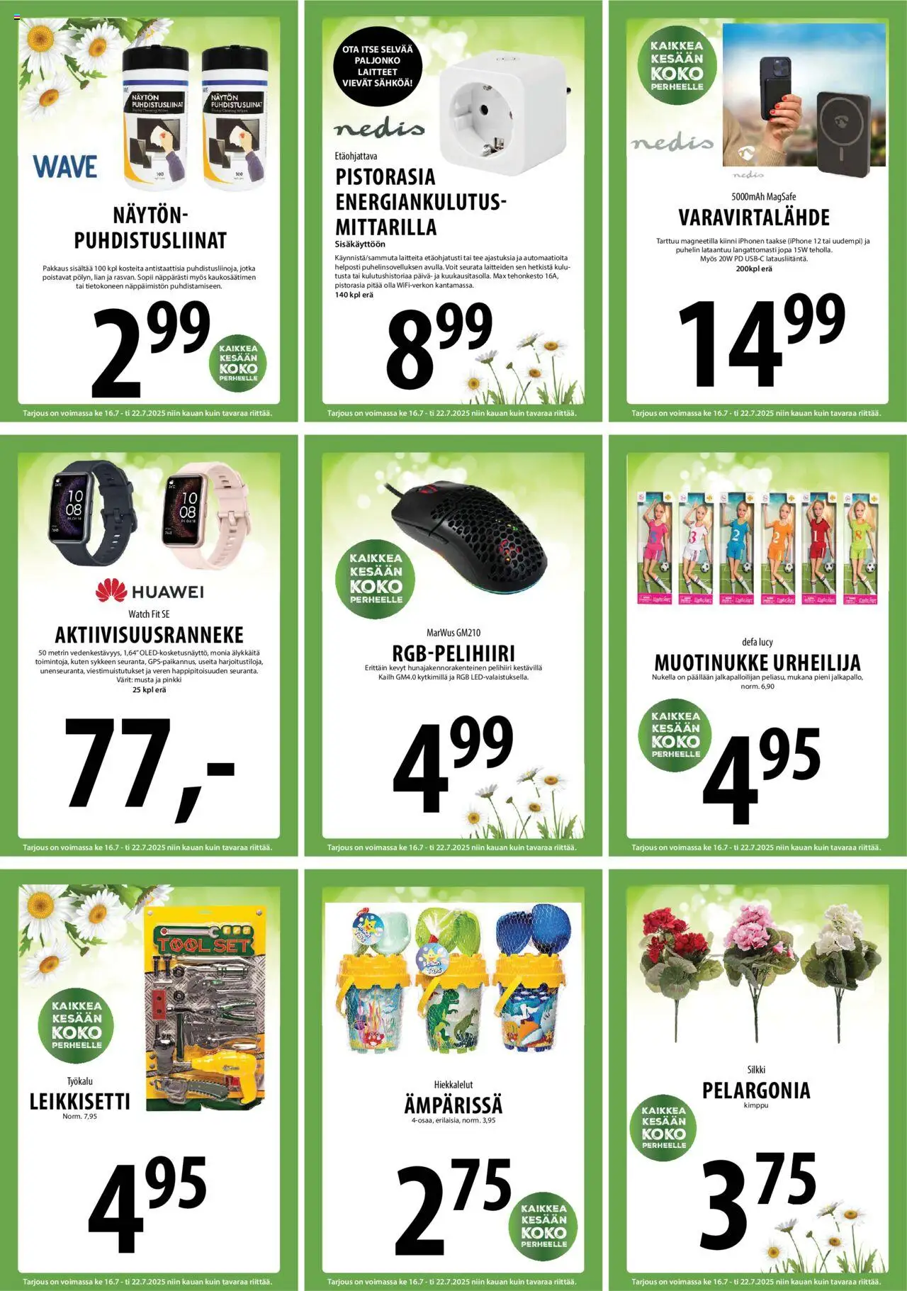 Tuuri tarjoukset - sivu 19- voimassa alkaen 16/07/2025