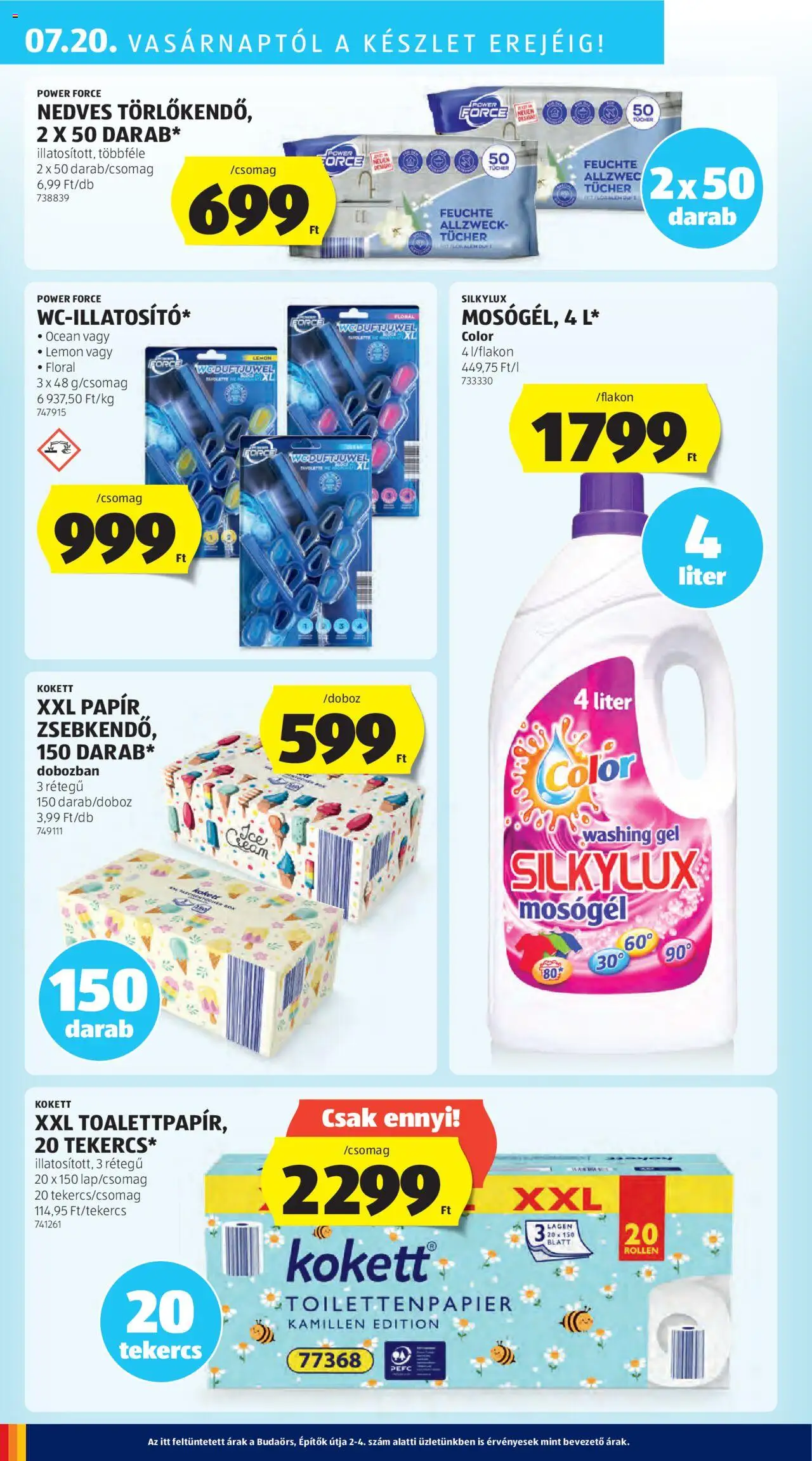 Aldi - Középső sor termékei - 14oldal - érvényes 2025.07.17.-tól