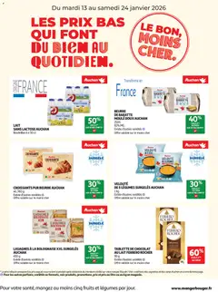 Aperçu Auchan - Prix bas au quotidien valable à partir du 13/01/2026