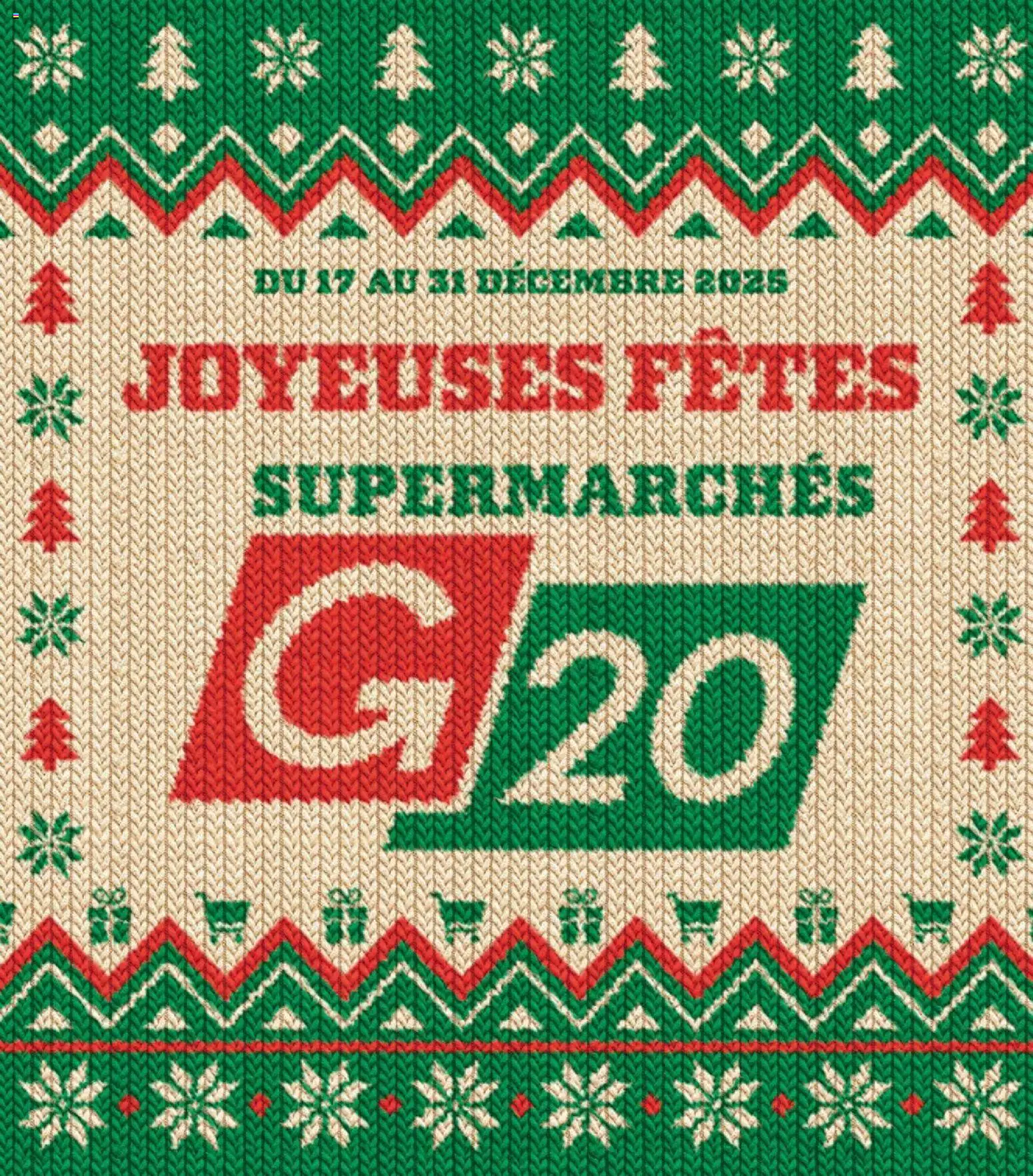 G20 Supermarchés catalogue - page 1 - valable à partir du 17/12/2025